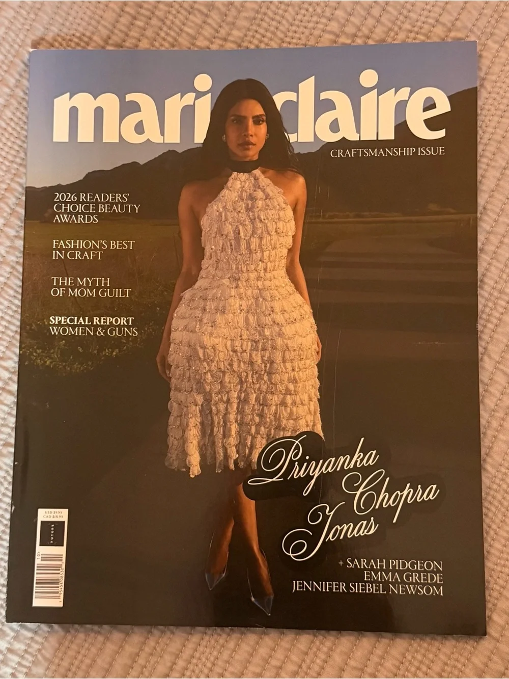 Priyanka Chopra Jonas Mari Claire Magazine Craftsmanship Issue 2026